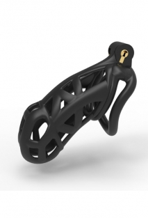 Siyah Ayarlanabilir Metal Penis Kafesi L Beden